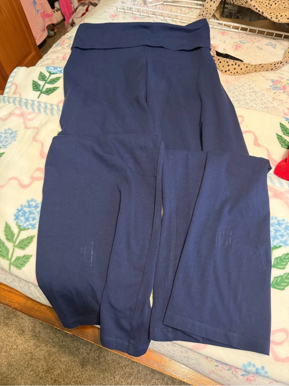 wild fable Women's Wide Leg Pants in Navy Blue